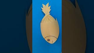 Try new style paper fish #funwithart #viralvideo #craftideas #craft #art #artwork #fish