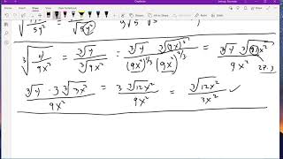 chapter 10 section 5 rationalizing denominators