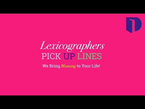 How To Woo A Word Lover: Dictionary Pick-up Lines