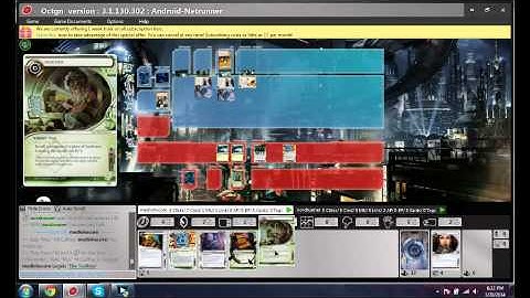 Android: Netrunner Kate Siphon vs NBN Tax OCTGN