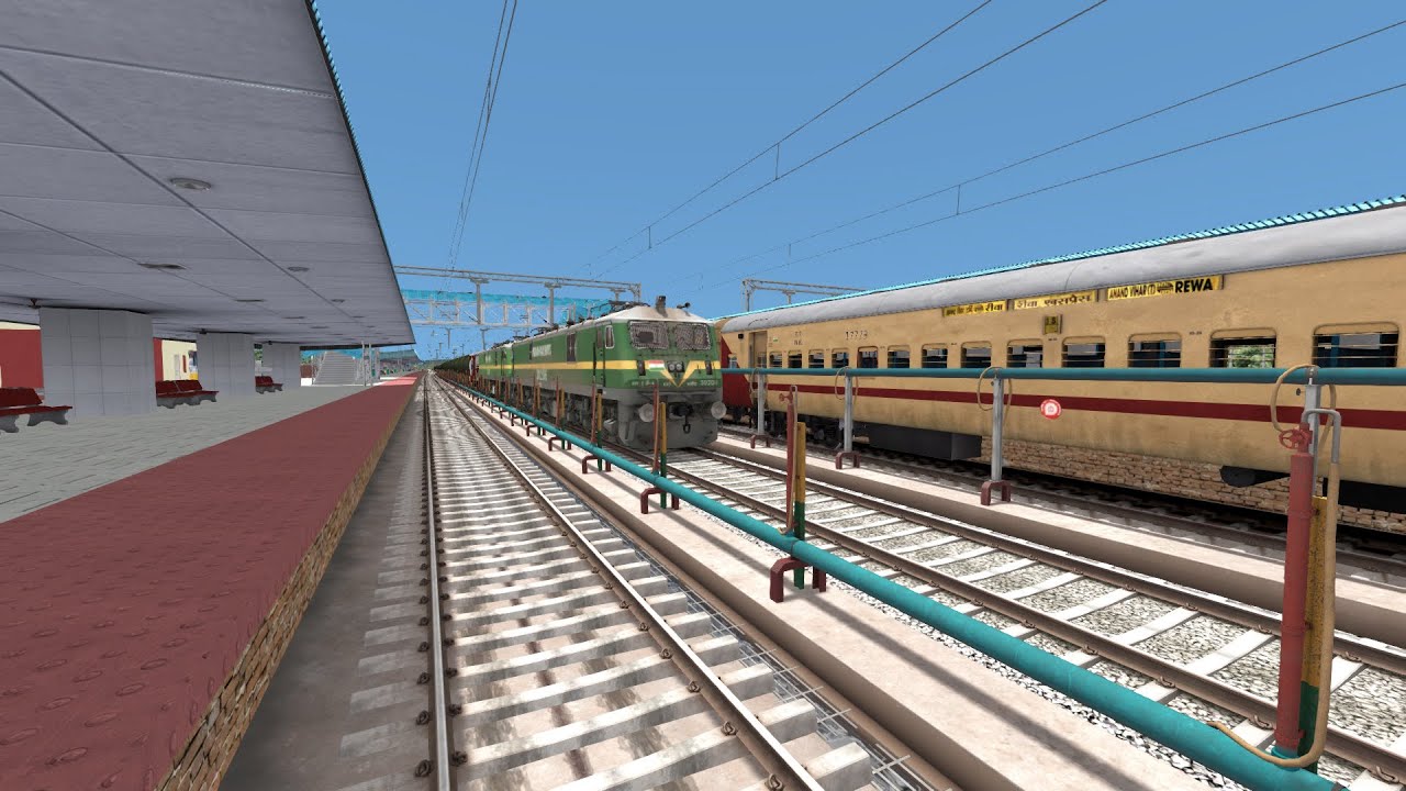 Pathankot - Jammu Line WAG-9 Freight Train  FAST LINE GAMES | Train Simulator | ATG 