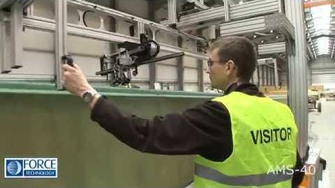 Rotor blade and spar cap scanner - AMS-40