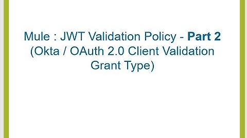 JWT Validation Policy - Part 2