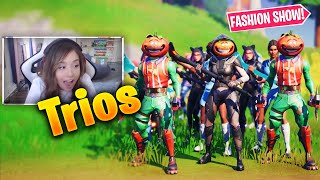 *TRIO* Fortnite Fashion Show! FIRE Skin Competition! Best DRIP \& COMBO WINS!
