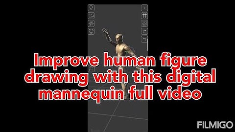 Improve human figure drawing with this digital mannequin full video