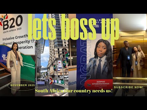 Weekly Vlog The First G20 And B20 In Africa