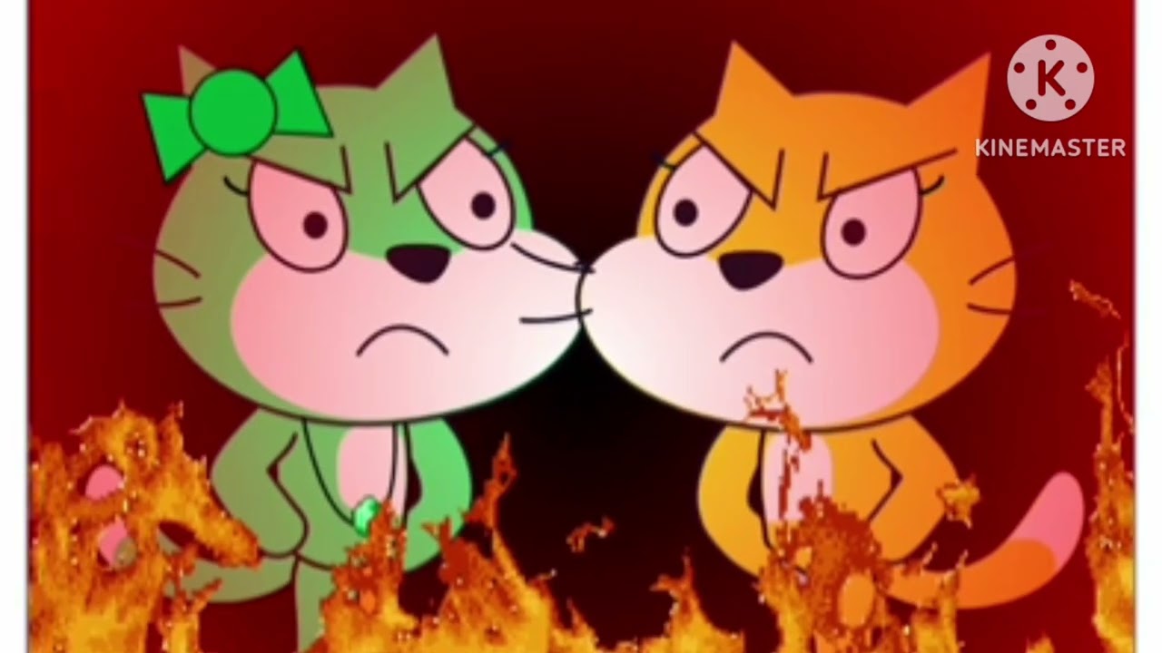 Dark emerald cat misbehaves at her first day of school/grounded 2.0