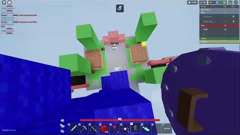 Someone accused me of hacking while autoclicking (roblox bedwars)