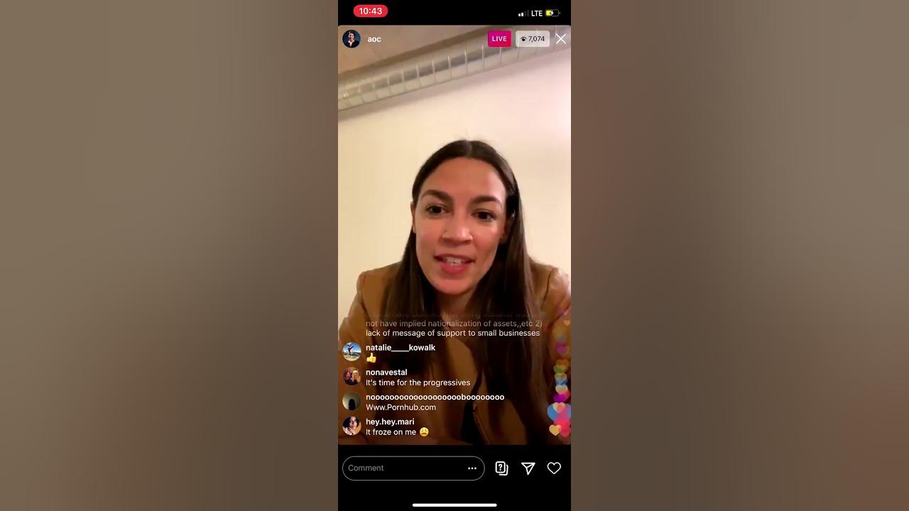 AOC on Running for President | @AOC IG Live Stream 3/10/2020 - YouTube