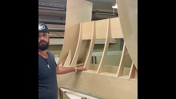 How to finish wrap a curved kitchen hood frame PART 3