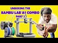 Jedovi 3d live unboxing of bambu labs a1 3d printer part 2