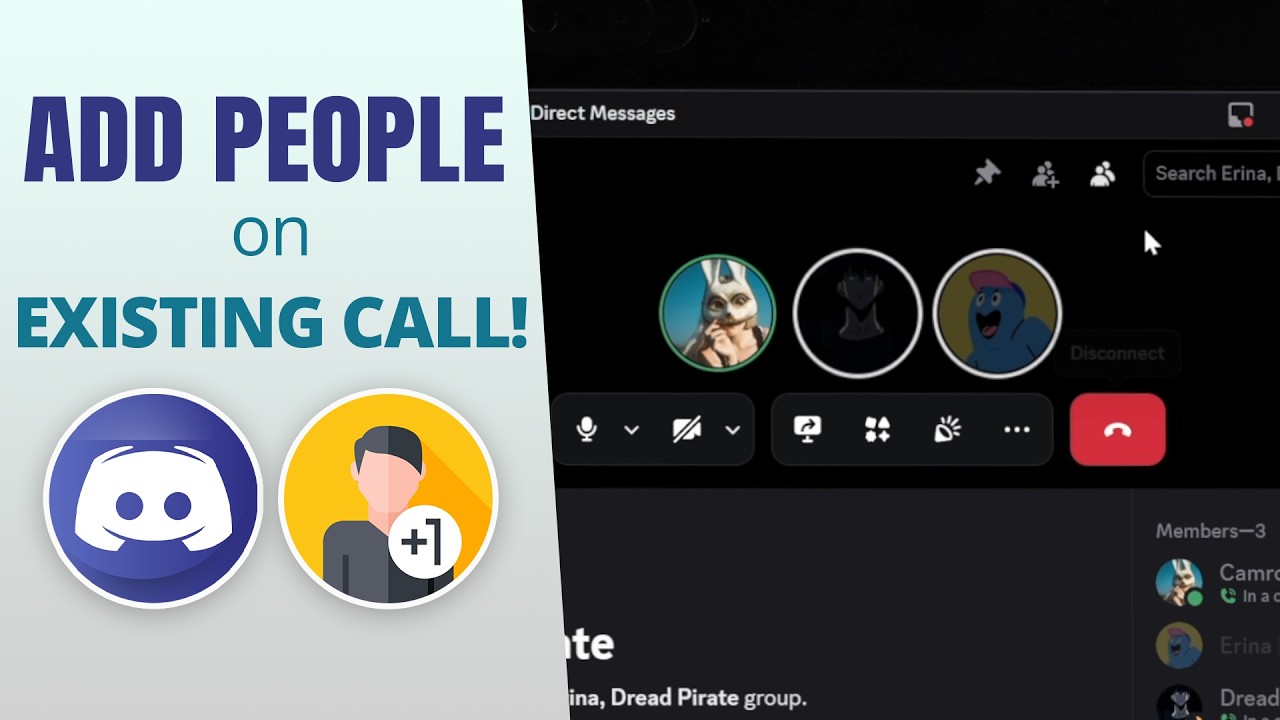How to Add Someone to A Call on Discord [Group or Direct Call] - YouTube