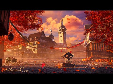 RENAISSANCE AUTUMN VILLAGE AMBIENCE: Autumn Leaves, Horses, Bells, Chatter, Autumn Sounds