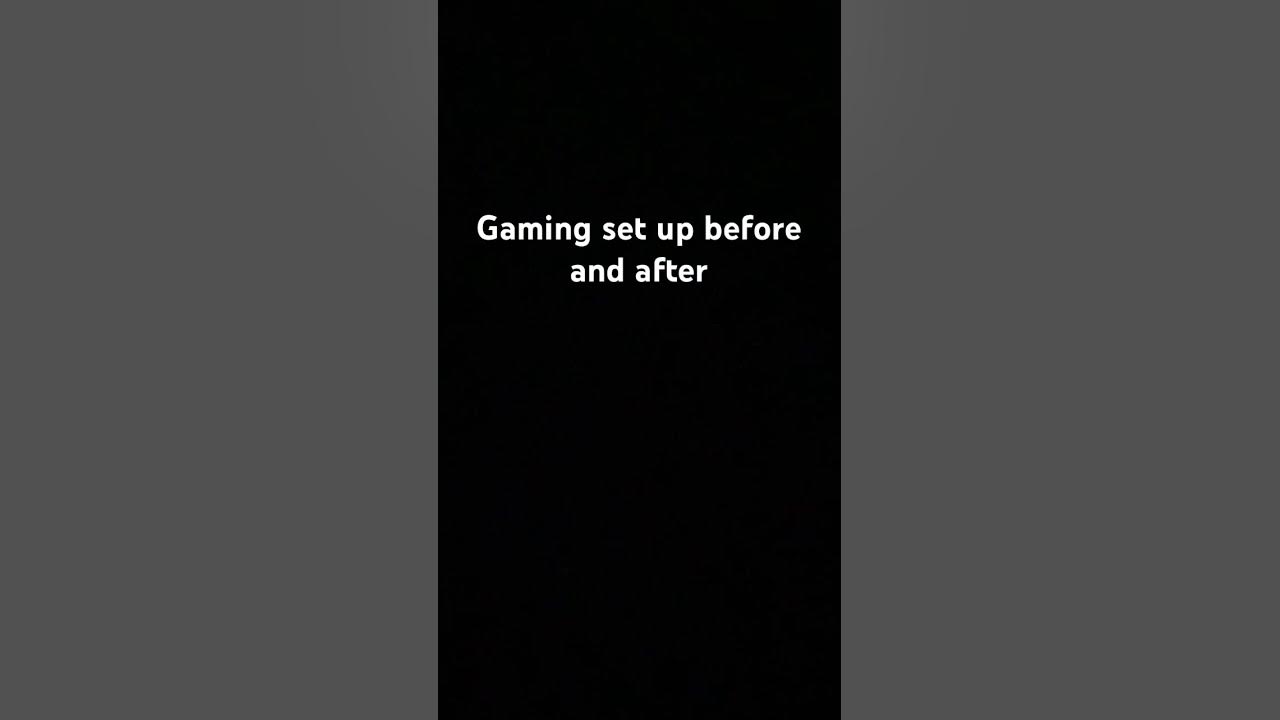Gaming set up youtube