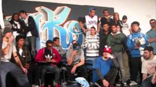 Bboy Jero (Alkiclan) vs Bboy Robles (Fusion rockers) Final footworks battle (king kong floor 2011)
