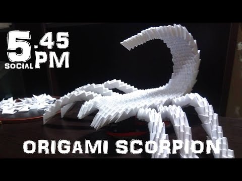 Handmade Akrep Yapimi 3d Origami Yapimi Youtube