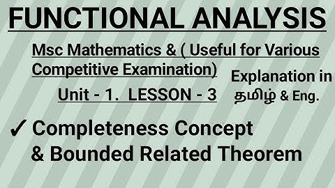 #trb #pgtrb #trbmaths #mscmaths #functionalanalysis