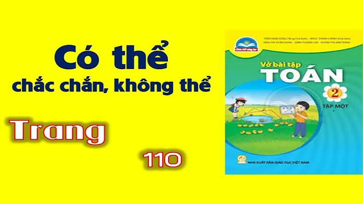 Vở bài tập toán lớp 5 tập 2 trang 110 năm 2024