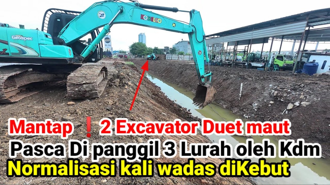 Mantap‼️Pasca 3 Lurah dipanggil kdm Normalisasi kali Wadas di kebut 