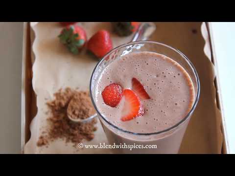 chocolate-strawberry-banana-smoothie-recipe---healthy-smoothie-recipes