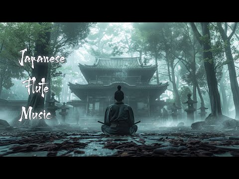 Alone - Relaxing Japanese Flute Music With Water Sounds For Inner Peace