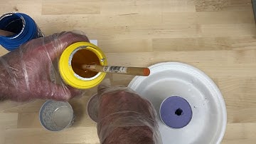 Pouring Smooth-Cast 325 hard plastic into an Oomoo 30 Silicone Rubber Mold