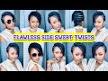 ELEGANT &amp; SIMPLE SIDE SWEPT TWISTS ON 4C NATURAL HAIR | BEGINNER-FRIENDLY PROTECTIVE STYLE