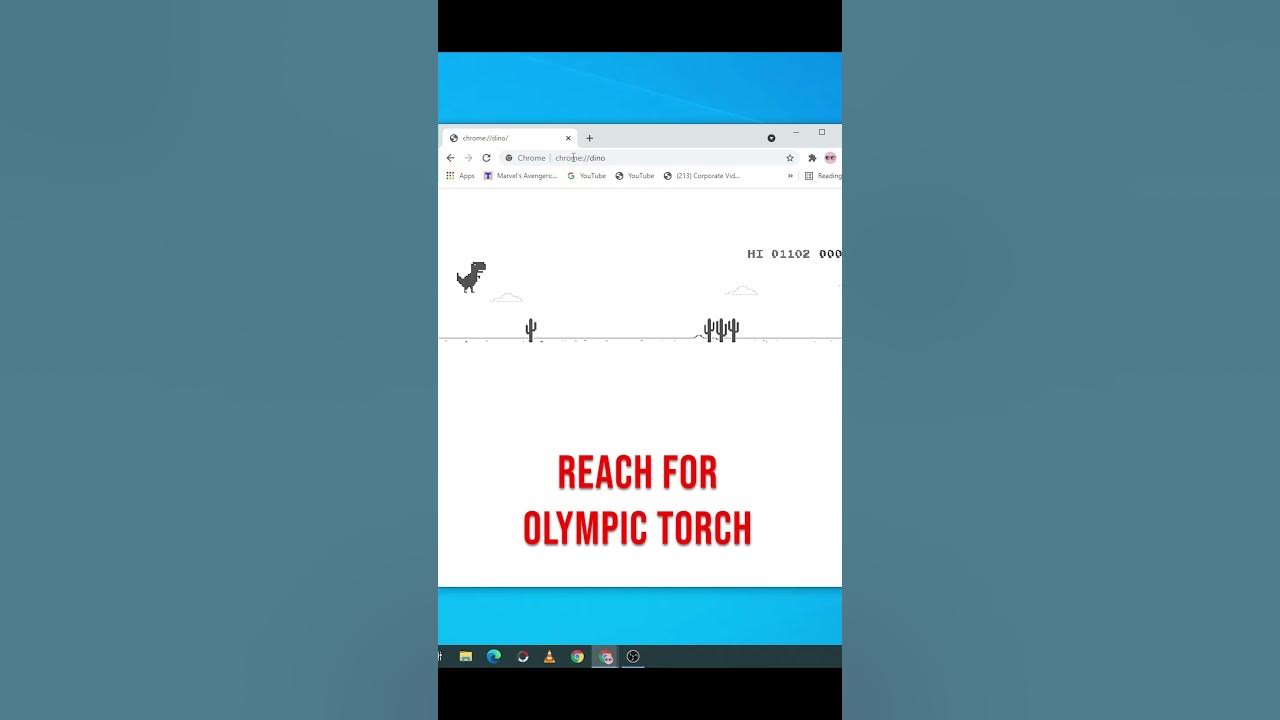 On the Chrome Dino games Google has added mini games related to I think the  Olympics : r/google