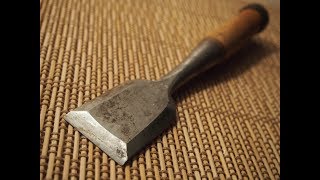 How to prepare a japanese chisel ... in terms of work