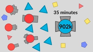 Diep.io | 900k in 35 minutes FFA (Best ratio on the channel)