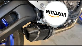 Yamaha FZ07 with Amazon Exhaust  Worth it? (Anodized Racing)