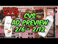 CVS AD PREVIEW (2/6 - 2/12) | DOVE, REVLON, GARNIER & MORE!