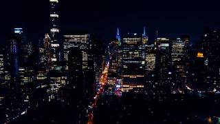 Night shots by DJI Mavic PRO from Central Park - NYC