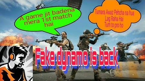 Fake dynamo is back||Dynamo play noobs||teammats shocked|| #Dynamogaming #Rgamer #PUBGMOBILE #PUBG