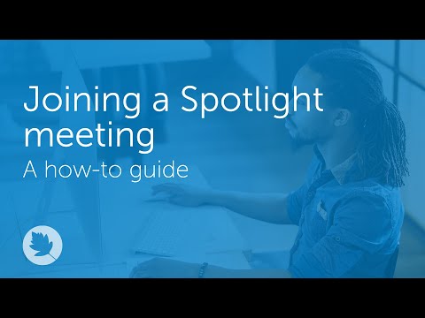 Joining a Spotlight meeting | How-to