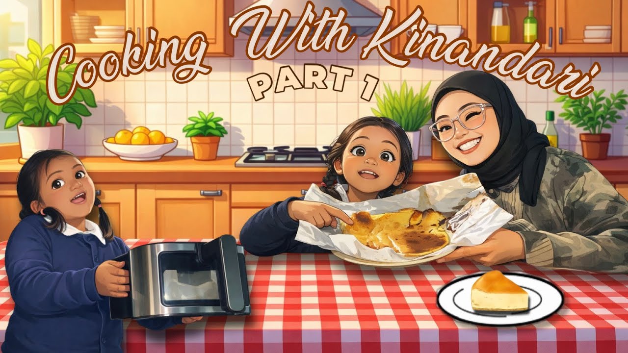 Cooking with Kinan: Bikin Burnt Cheesecake Viral yang Super Creamy!