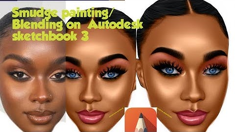 Smudge painting and Blending on Autodesk sketchbook 3