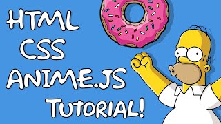 How To Design & Code A Simpsons CSS Card With HTML & Anime.js
