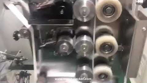 High speed straw film wrapping sealing packing machine automatic plastic drinking straw bagging mach