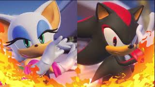 Sonic Racing: CrossWorlds - Shadow and Rouge Rival Interactions (Fandub)