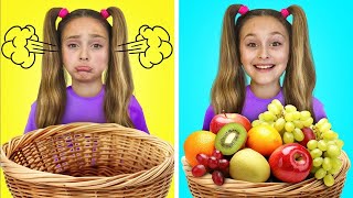Sasha cocina frutas, palomitas de maíz y verduras en una cafetería infantil de juguete by Smile Family Spanish 250,049 views 2 months ago 18 minutes