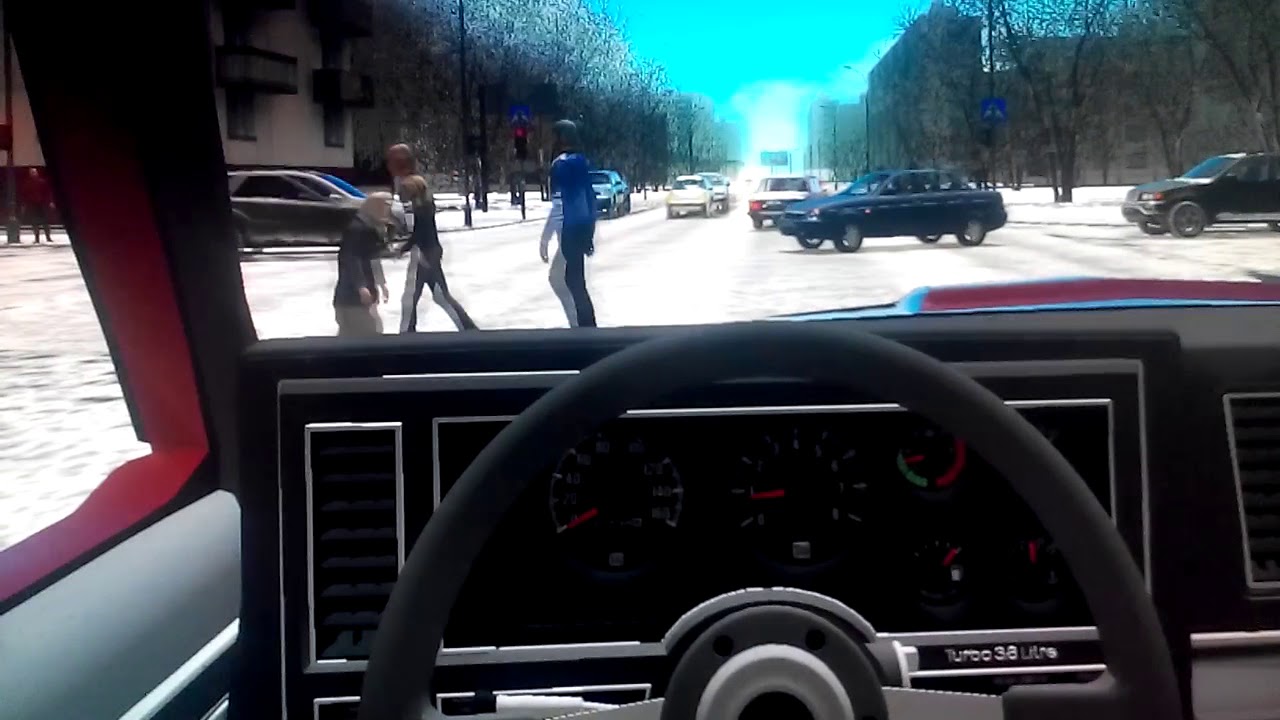 Водить машину 3д