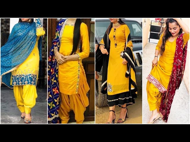 Entice Yellow Punjabi Suit | Indian suits, Yellow punjabi suit, Punjabi  suits