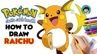 How to draw Raichu Easy and Fast I Pokémon