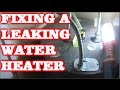 FIXING A LEAKING WATER HEATER