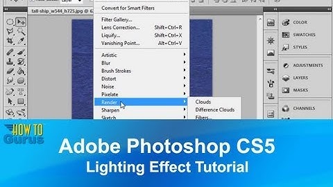 Photoshop Lighting Effects Tutorial : How to Use Photoshop