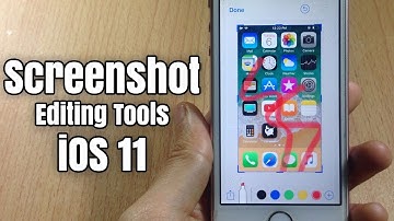 iOS 11 Feature: New SCREENSHOT editing tools!