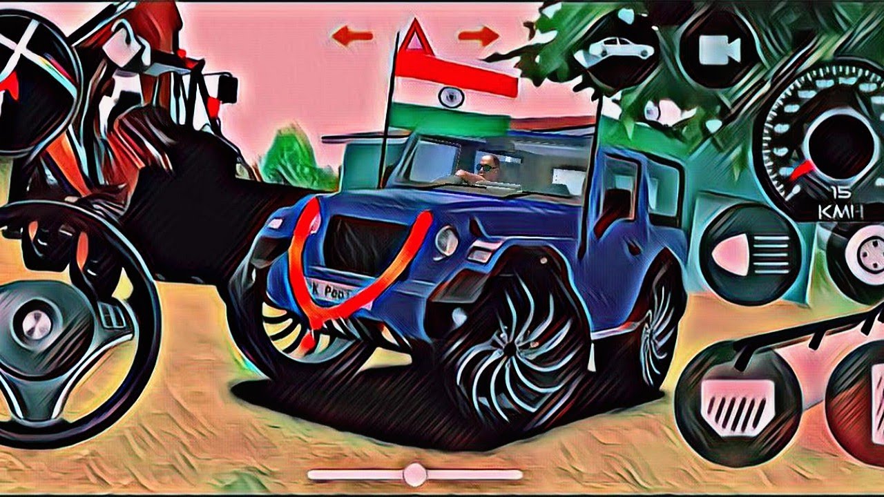 Modified Mahindra Thar 👿Car Games: Indian Cars (Gadi Wala Game) - Car Game Android Gameplay #2026 