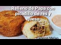 Rellenos de Papa con Picadillo de Res y otro ingrediente sorpresa. #Quedateencasa