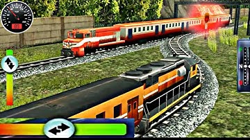 Train Racing Games 3D 2 Player (New Train Unlock) - Railway Station Train - Android GamePlay #5